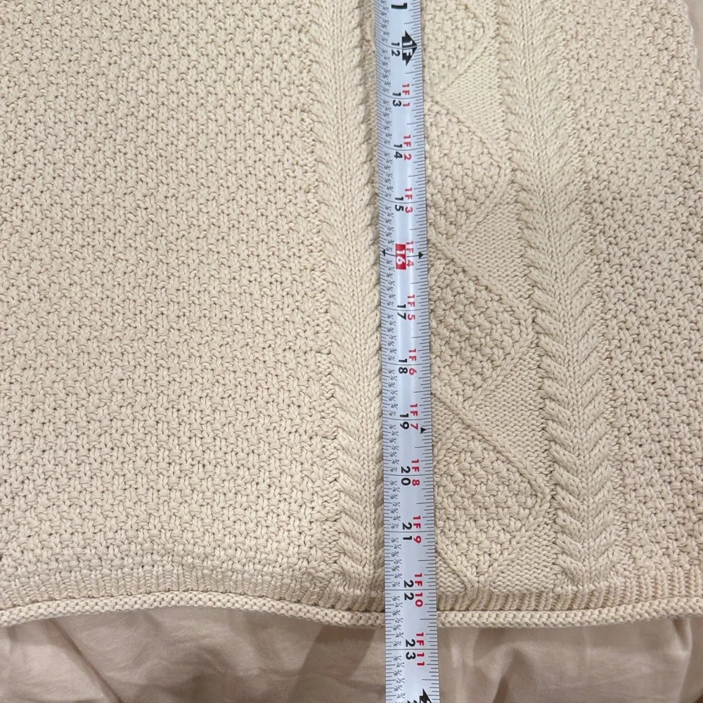 Tradlands 100% Cotton Sweater in Cream - Picture 4 of 6